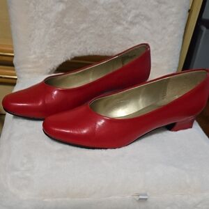 Soft Style Red Heels for Women